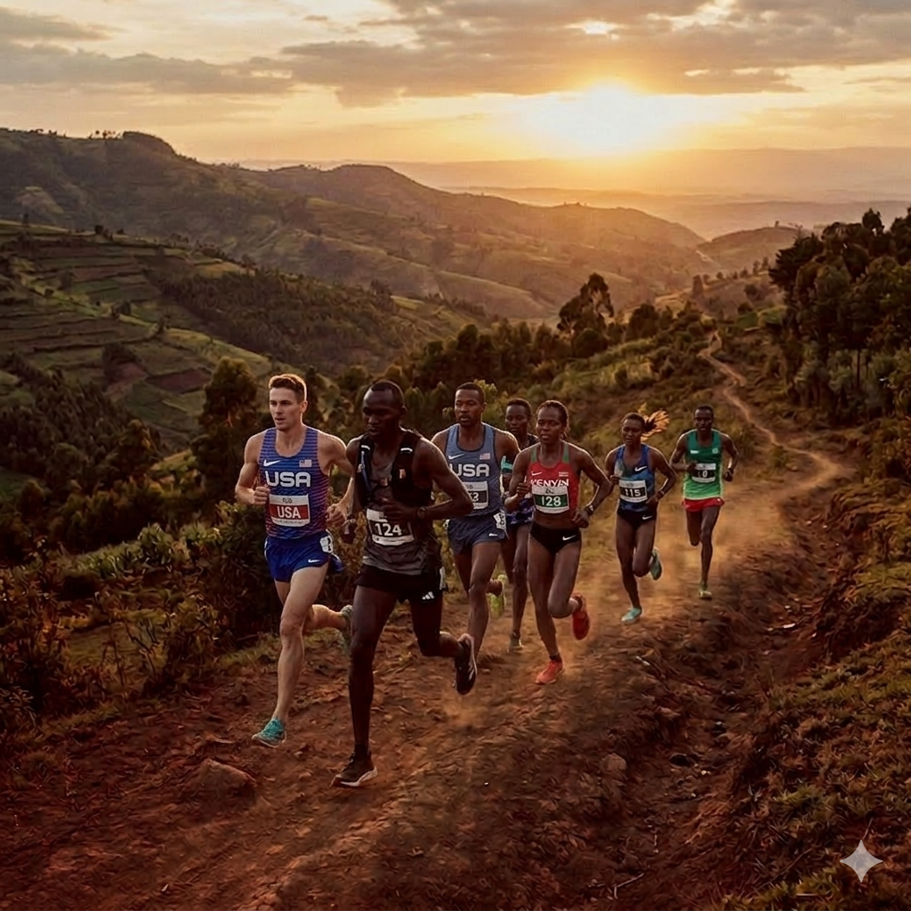 Hekima University Molo Marathon runners